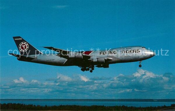 Flugzeuge Zivil Flying Tigers Boeing 747-245F N816FT c/