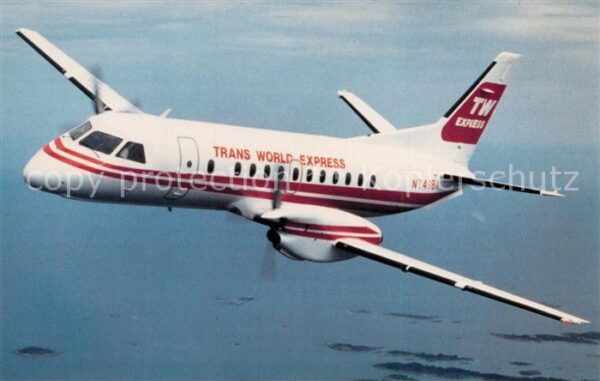 Flugzeuge Zivil Trans World Express Saab 340A N749BA c/
