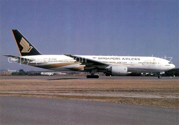Flugzeuge Zivil Singapore Airlines Boeing 777-212 9V-SQ
