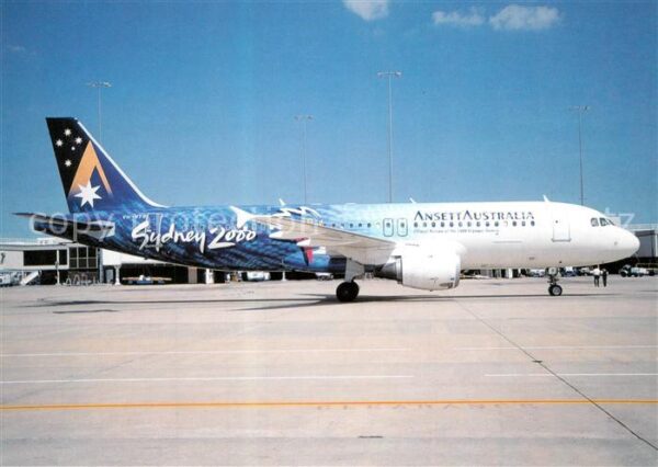 Flugzeuge Zivil Ansett Australia Airbus A-320 VH-HYB c/