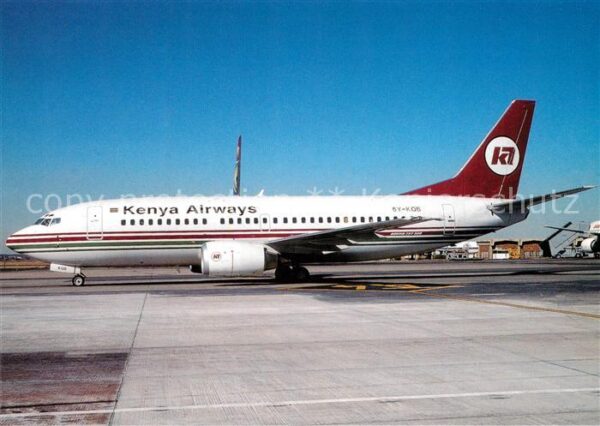Flugzeuge Zivil Kenya Airways B-737-3U8 5Y-KQB c/n 2874