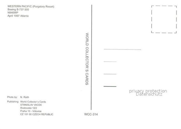 Flugzeuge Zivil Western Pacific Purgatory Resort Boeing – Bild 2