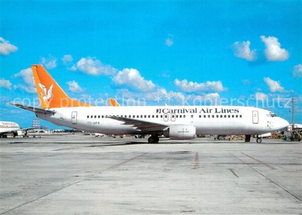 Flugzeuge Zivil Carnival Airlines Boeing B-737-4Q8 TC-A
