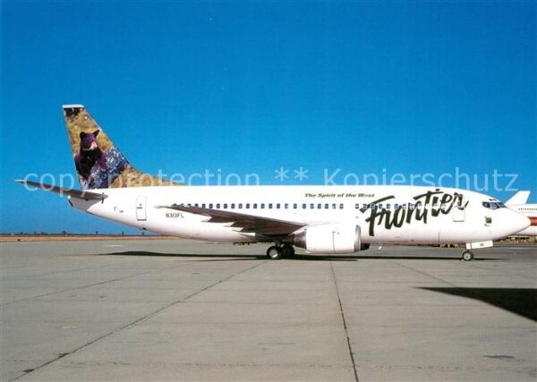 Flugzeuge Zivil Frontier Bear Colours Boeing B-737-300