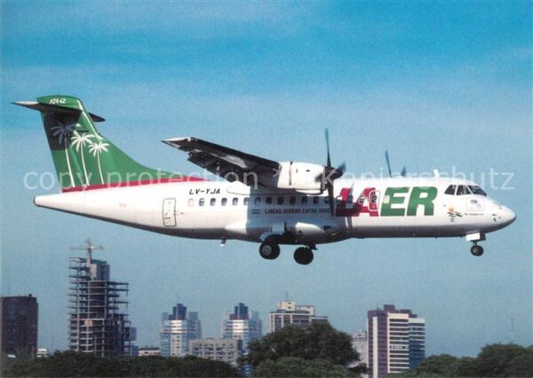 Flugzeuge Zivil Aerospatiale Alenia ATR-42-300 LV-YJA c