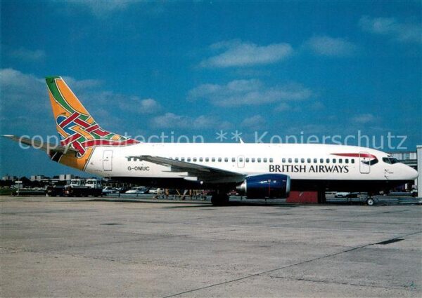 Flugzeuge Zivil British Airways Colum Colours Boeing B-