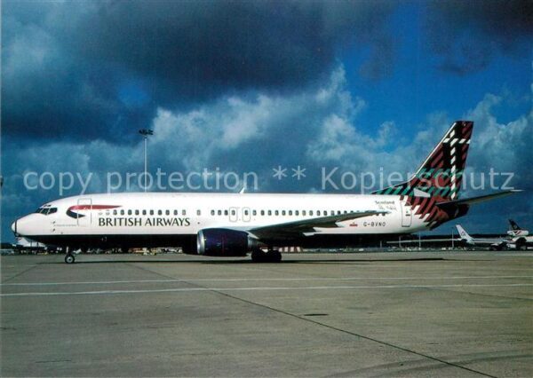 Flugzeuge Zivil British Airways Benyhone Tartan Colours