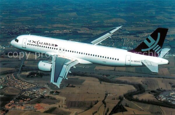 Flugzeuge Zivil Excalibur Airways Airbus A-320 G-OEXC