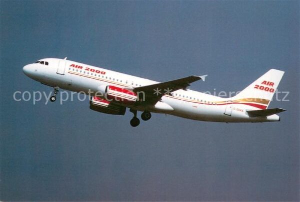 Flugzeuge Zivil Air 2000 Airbus A320 G-00AA C/N 291