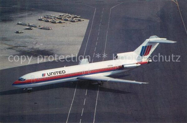 Flugzeuge Zivil United Airlines Boeing 727-222 Advanced