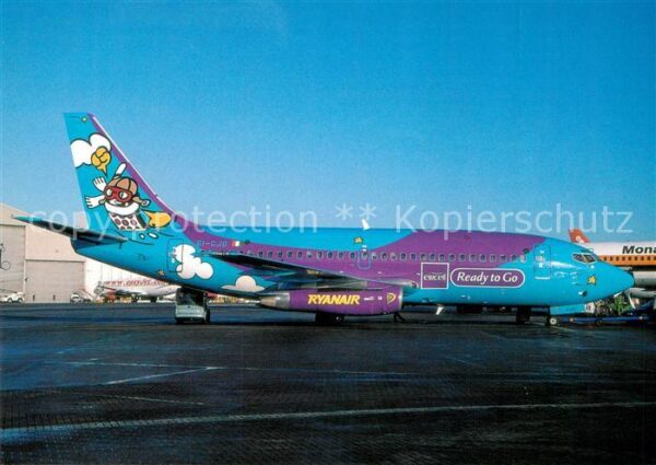 Flugzeuge Zivil Ryanair Eircell Ready to go c/s Boeing