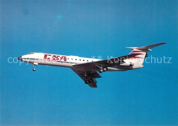 Flugzeuge Zivil CSA Czechoslovak Airlines TU134