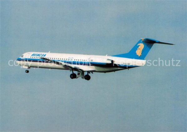 Flugzeuge Zivil Aviacsa Fokker 100 PH-LNH