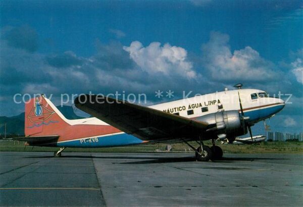 Flugzeuge Zivil Clube Nautico Agua Limpa Brazil DC-3 C-