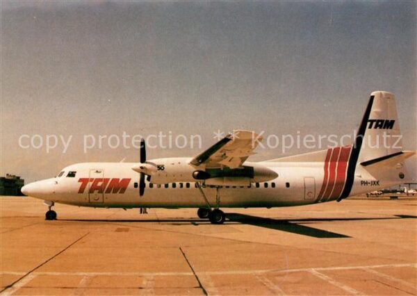 Flugzeuge Zivil TAM Brazil Fokker F-50 PH-JXK