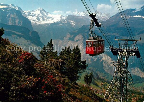Seilbahn Wengen-Männlichen Lauterbrunnental Gros
