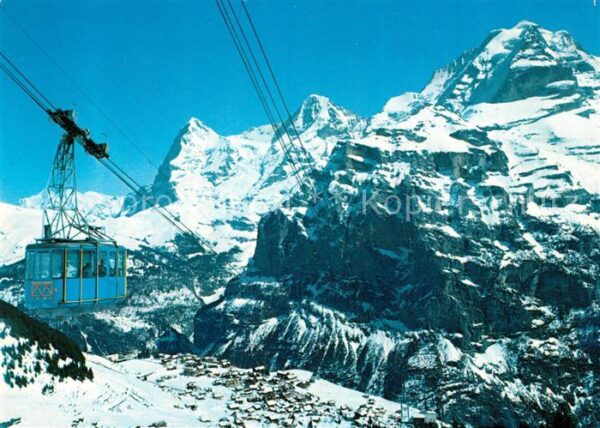 Seilbahn Schilthorn Mürren Eiger Mönch Jungfrau