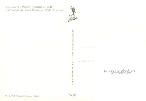 Seilbahn Funivia Sass Pordoi Dolomiti Passo Pord – Bild 2