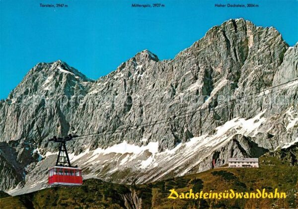 Seilbahn Dachsteinsüdwandbahn Südwandhütte