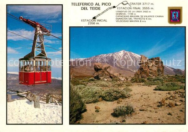 Seilbahn Teleferico al Pico del Teide Tenerife L