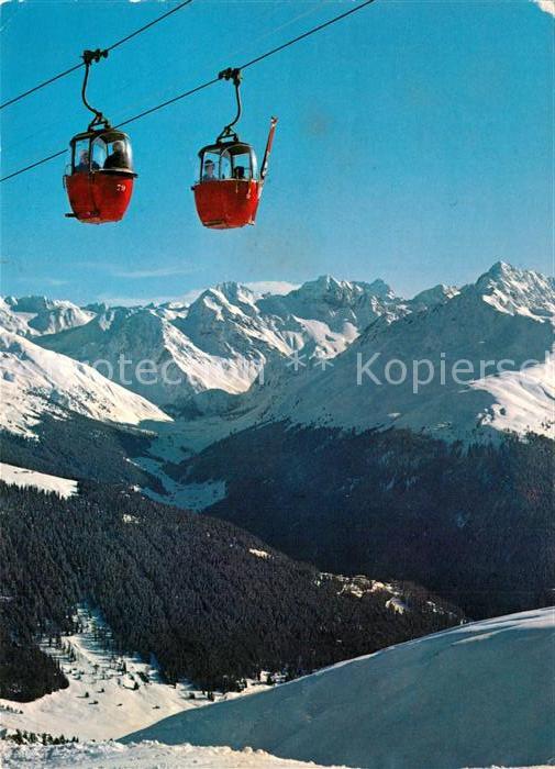 Seilbahn Davos Schatzalp-Strela Sertigtal