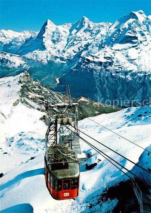 Seilbahn Schilthorn Eiger Mönch Jungfrau