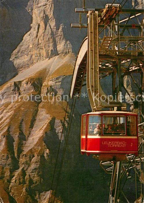 Seilbahn Leukerbad-Torrent Valais Wallis