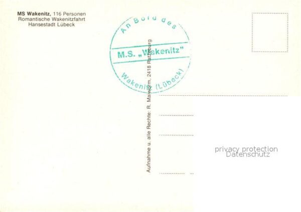 Motorschiffe MS Wakenitz Lübeck – Bild 2