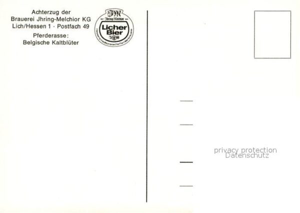 Pferde Bergische Kaltblüter Achterzug Brauerei – Bild 2