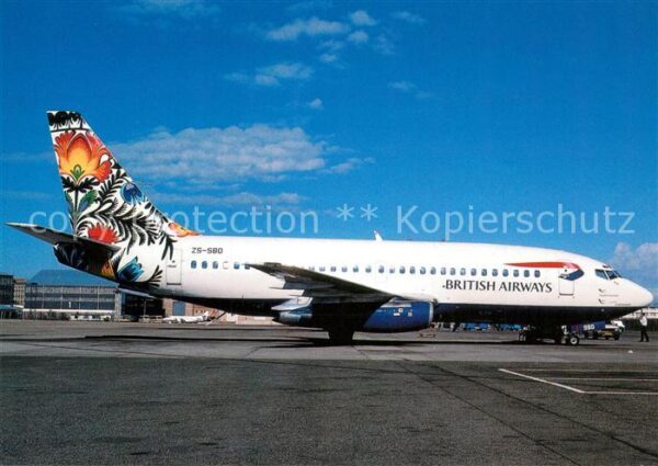 Flugzeuge Zivil British Airways Boeing B-737-244 ZS-SBO