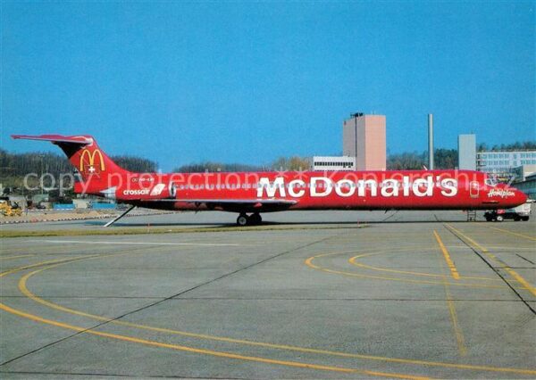 Flugzeuge Zivil Crossair McDonald_s Colours McDDouglas