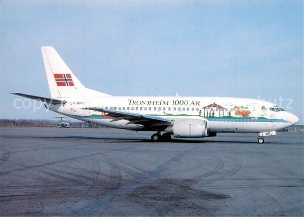 Flugzeuge Zivil Braathens S.A.F.E. Boeing B-737-505 LN-