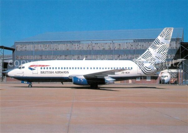 Flugzeuge Zivil British Airways Comair Boeing B-737-200