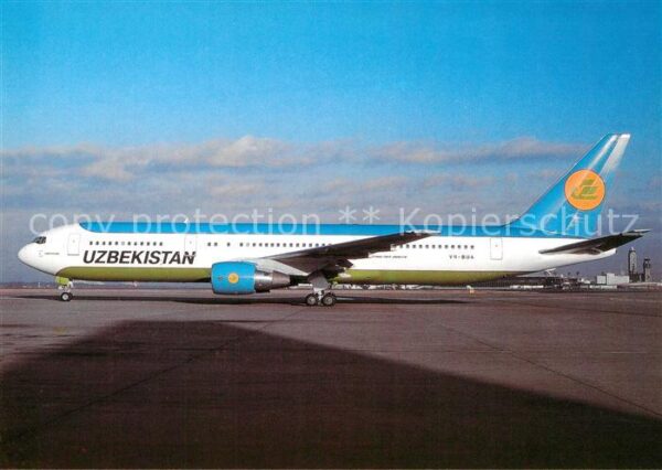 Flugzeuge Zivil Uzbekistan Airlines Boeing B-767-300 VR