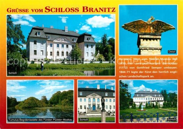 Cottbus Schloss Branitz Details Tumulus Begräbn