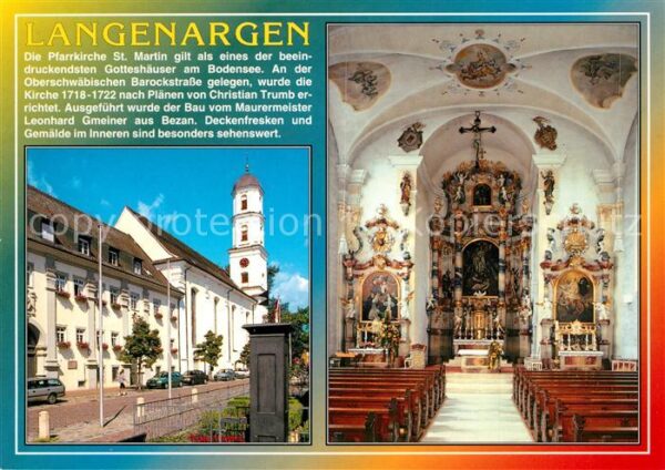 Langenargen Bodensee Pfarrkirche St Martin Inneres