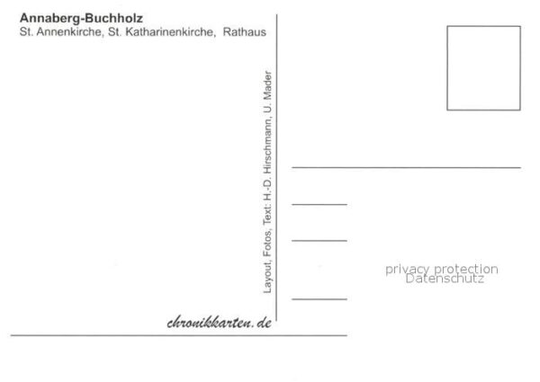 Annaberg-Buchholz Erzgebirge St Annenkirche St Katharinenkirche Rath – Bild 2