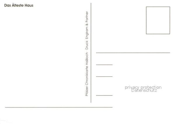 Hassloch Pfalz Ältestes Haus Details – Bild 2