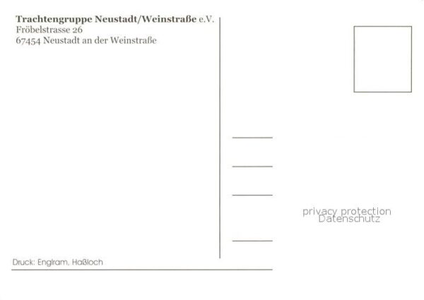 Neustadt Weinstrasse Trachtengruppe – Bild 2