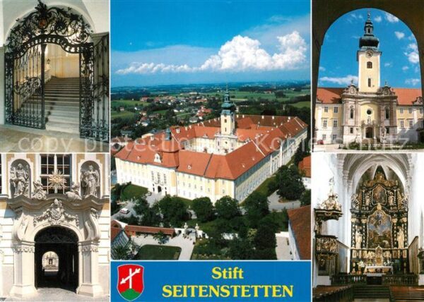 Seitenstetten Schmiedeeisengitter Fliegeraufnahme Sti