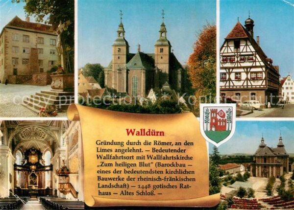 Wallduern Got Rathaus Altes Schloss Wallfahrtskir