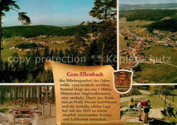 Gras-Ellenbach Panorama Fliegeraufnahme Siegfriedbrunn