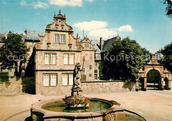 Friedberg Hessen Im Burghof Brunnen