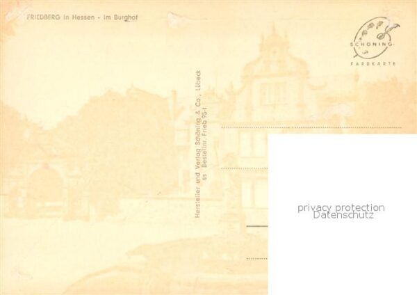 Friedberg Hessen Im Burghof Brunnen – Bild 2