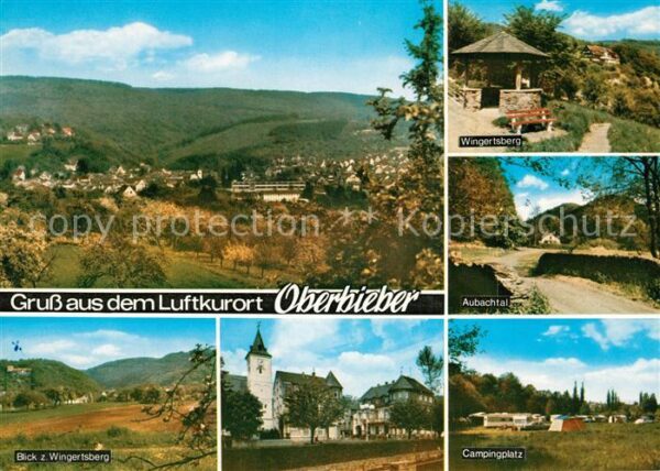 Oberbieber Panorama Wingertsberg Aubachtal Kirche