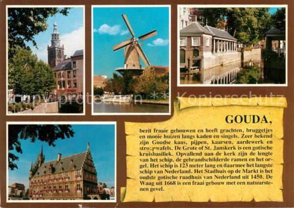 Gouda Grachten Bruggetjes Goudse kaas De Grot