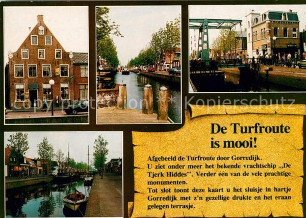 Gorredijk De Turfroute door Gorredijk De Tjerk Hi