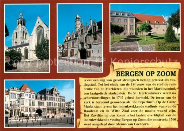 Bergen op Zoom St Gertrudiskerk Grote Markt Raadzahl W