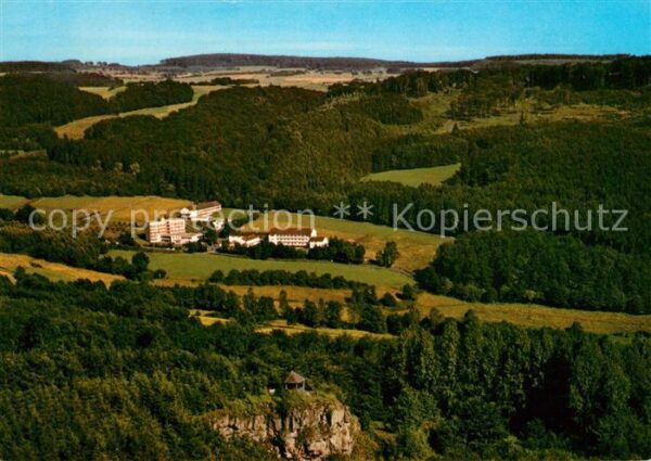 Neukirchen Knuellgebirge Fliegeraufnahme Waldsanatorium Urbachta
