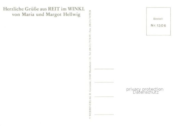 Reit Winkl Maria Margot Hellwig – Bild 2